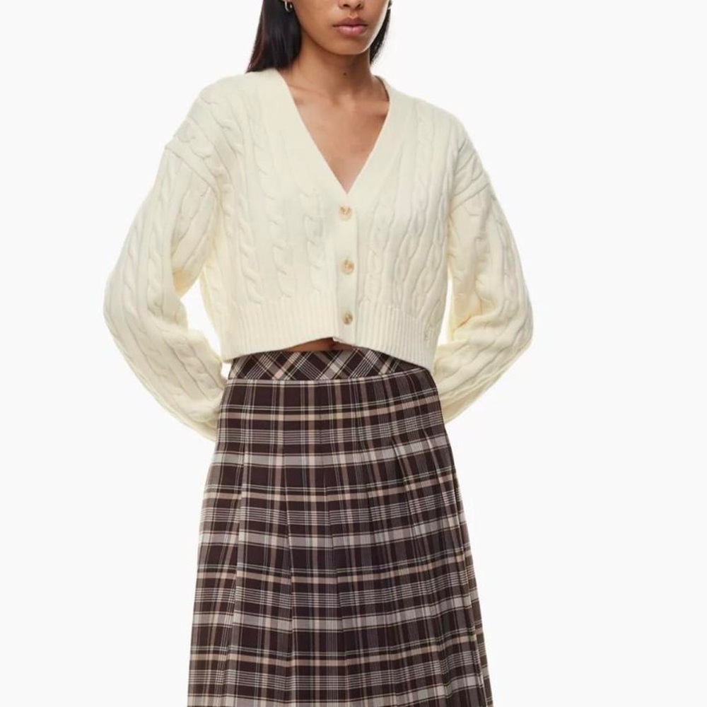 ARITZIA Sunday Best Cooper Cable Knit Cardigan